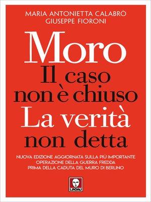 cover image of Moro, il caso non è chiuso